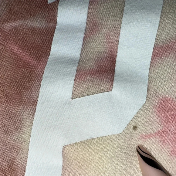 Pink tie dye 3” shorts with pockets - Picture 4 of 4
